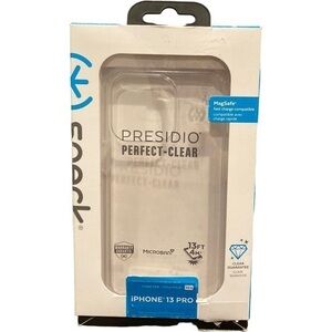 iPhone 13 Pro Speck Clear Phone Case Presidio Perfect (6.1") New - Open Box